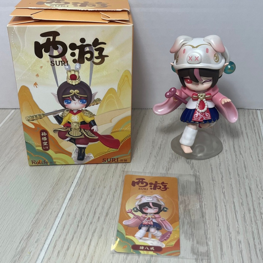 Rolife SURI Journey to the West Series Zhu Bajie Pig Figure Pink Blind Box A